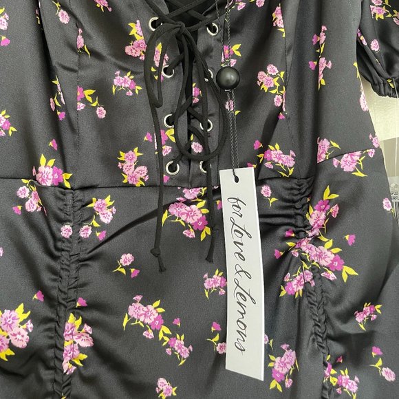 NEW For Love & Lemons Laramie Mini Dress - Picture 5 of 8